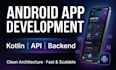 create android app with backend integration and api development