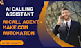 develop ai voice and calling agents for business automation using n8n or make