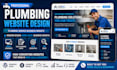 design plumbing website plumbing service business website