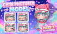 design chibi png tuber model for vtuber streaming