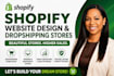 build shopify website design shopify dropshipping store design shopify redesign