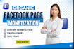 complete facebook page monetization criteria