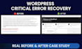 fix and repair wordpress website errors