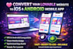 convert your lovable website to ios and android mobile app