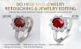 do high end jewelry retouching and jewelry editing