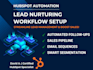 set up hubspot lead nurturing workflows and automation