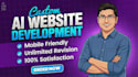 build a custom ai powered website with SEO, branding and smart features