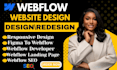 webflow landing page,webflow website design, figma to webflow, webflow developer