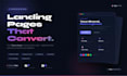 create a professional landing page with pixel perfect UI and smooth animations