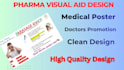 design professional pharma visual aids, medical posters
