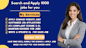 job search and apply for remote, hybrid application