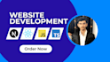 build custom website, full stack website development, web app development