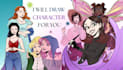 draw character illustration for you