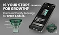 do a high converting shopify store redesign for scaling brands mobile speed