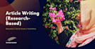 write articles on education, social issues and awareness