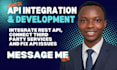 integrate rest api, connect third party servces and fix api issues