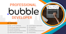 design bubble website, bubble mvp, saas app, and be your bubble app developer