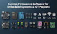 develop custom firmware and software for your embedded systems and iot project