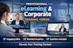 edit professional e learning and corporate training videos