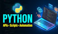 build fastapi backend, rest API, and python web services