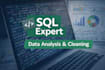 write sql queries, data analysis and data cleaning