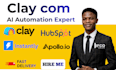 clay com data enrichment cold email outreach campaign clay