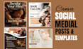 social media post design ig post design ads creative kit editable canva template
