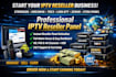 develop reseller panel with strong8k, dream4k, trex, lion ott, zem4k, extra pane
