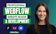 develop webflow website, figma to webflow, animated webflow, webflow design