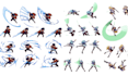 create high quality 8bit 16bit pixel art character animations sprite sheets