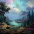 do stunning fantasy landscape, background illustration