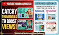 design amazing youtube thumbnails and facebook posts