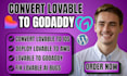 deploy lovable to godaddy deploy lovable to AWS netify github lovable automation