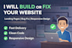 build a responsive landing page