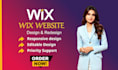 create wix website design,redesign wix website