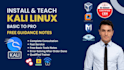 install kali linux and teach penetration testing