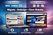 design, redesign, clone a converting squarespace website