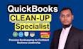 do quickbooks cleanup, setup, bookkeeping and bank reconciliation