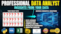 do data analysis, data visualization, and dashboard in excel, python, or powerbi