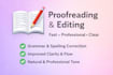 text and book editing services