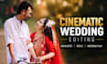 edit professional cinematic wedding films with storytelling