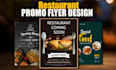 design eye catching restaurant promo social media posts