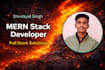build full stack mern web app using react node mongodb