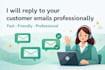 respond to customer emails professionally