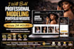 build a professional model portfolio website with gallery in 24 hours