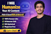 humanize ai content to sound natural and human like