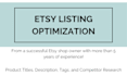 create etsy descriptions for your product listings