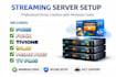 create pure, foxx, tivione, iplay, prime plus, tv plus server with minimum codes