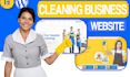 build a wordpress website for your cleaning business