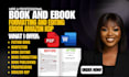edit and format your manuscript 100 000 words ebook amazon KDP